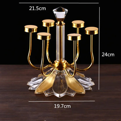 Luxurious Premium Quality Glass And Cup Holder