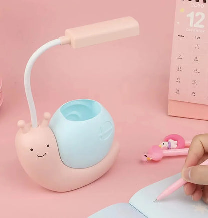 Adjustable Foldable Cartoon Snail LED Desk Lamp