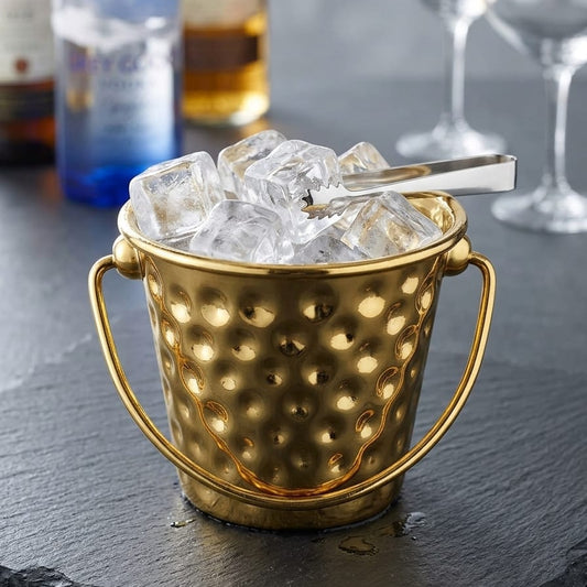Hammered Gold Ice Cube Bucket (1000ML)