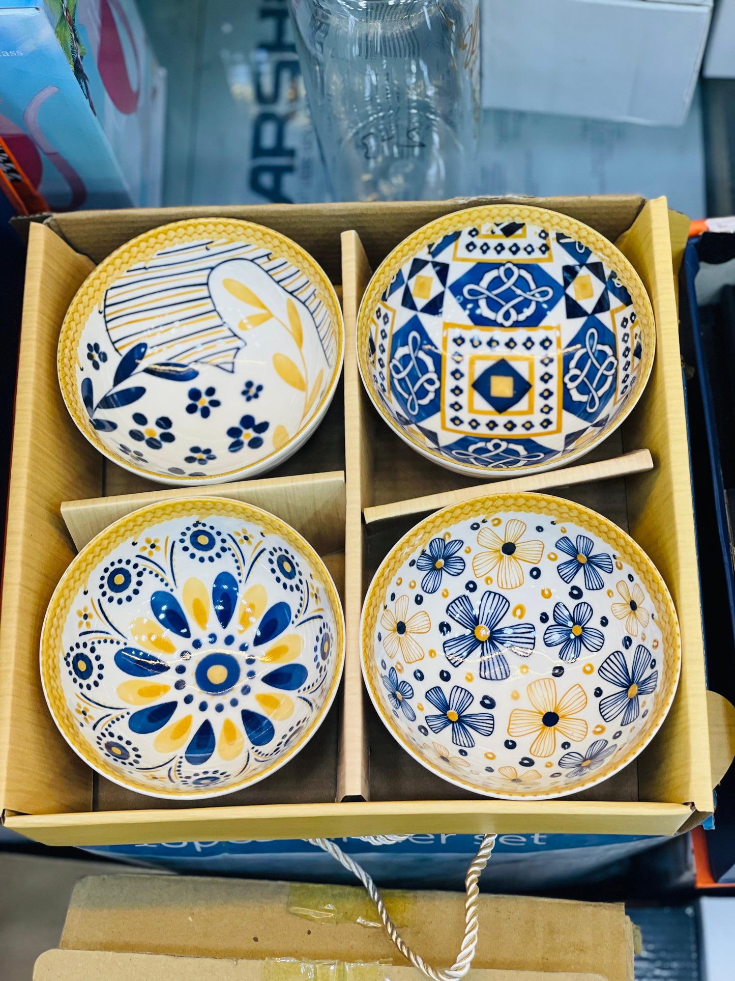 Creative Ceramic Porcelain Bowl Set (Box Packing)
