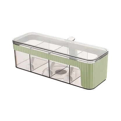Acrylic 4 Compartments Spices organizer Box