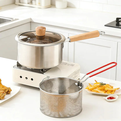 Stainless Steel Multifunctional Deep Frying Pot