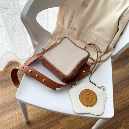 Unique Egg And Bread Shape Women Crossbody Bag
