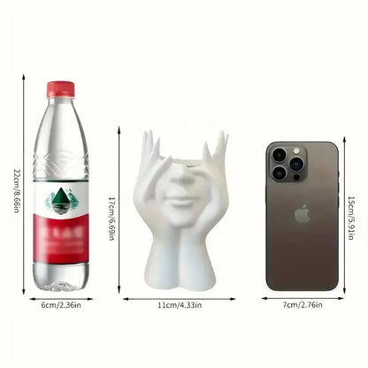 Unique Creative Human Body Art Makeup Brush And Multipurpose Holder