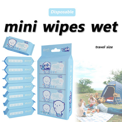Cute Mini Portable Cleaning Wipes Packet