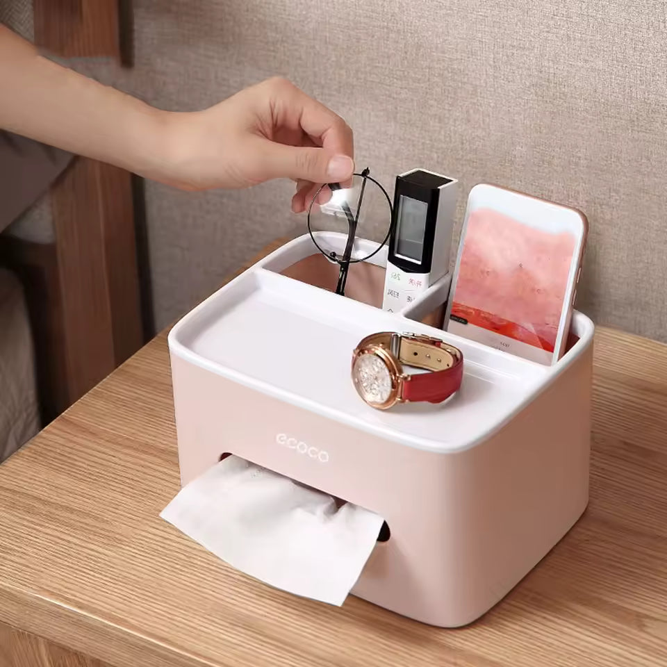 Nordic Style Multifunctional Ecoco Tissue Box