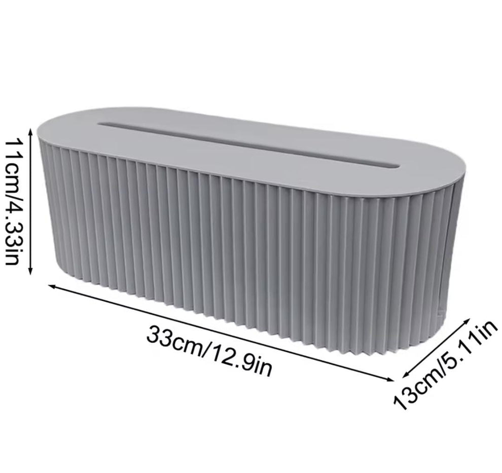 Nordic Cable Management Box – Minimalist Wire Organizer