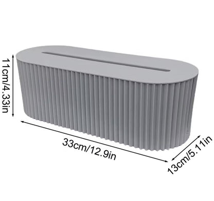 Nordic Cable Management Box – Minimalist Wire Organizer