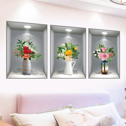 3D Wall Decorative Stickers Set Of 3Pcs