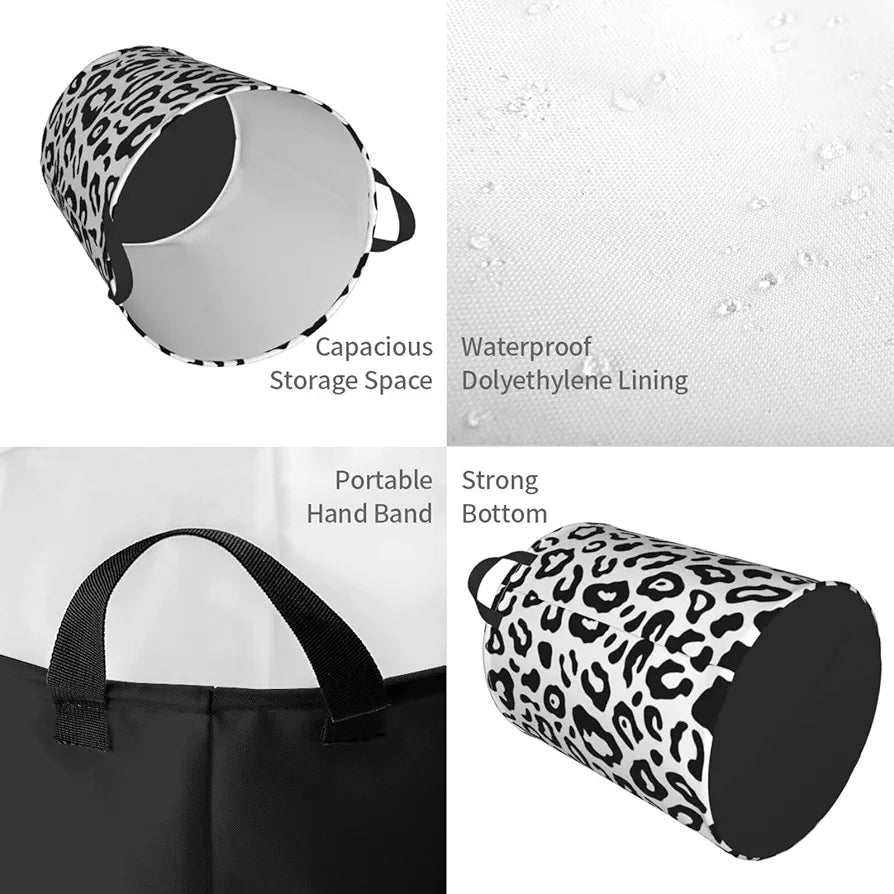 Folding Fabric Waterproof Laundry Basket Heavy Quality