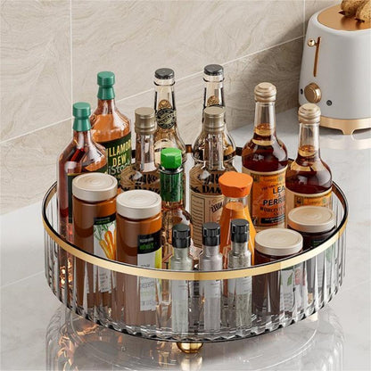 Clear Acrylic Rotating Storage Tray
