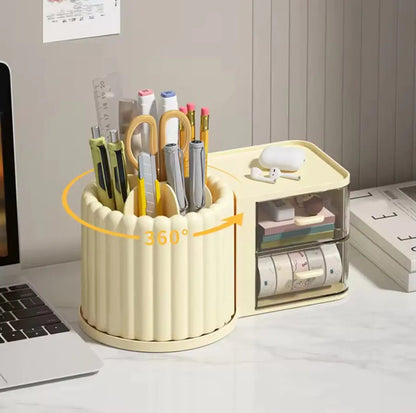 Multipurpose Nordic Style 360⁰ Rotating Makeup Brush Storage Holder