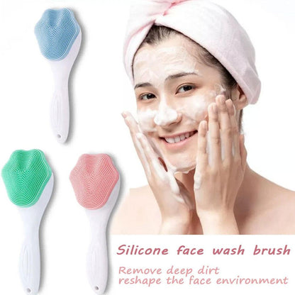 Silicone Face Wash Brush (Pack Of 2)