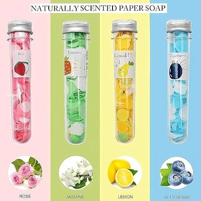 Travel Disposable Paper Soap Flakes for Hand Wash
