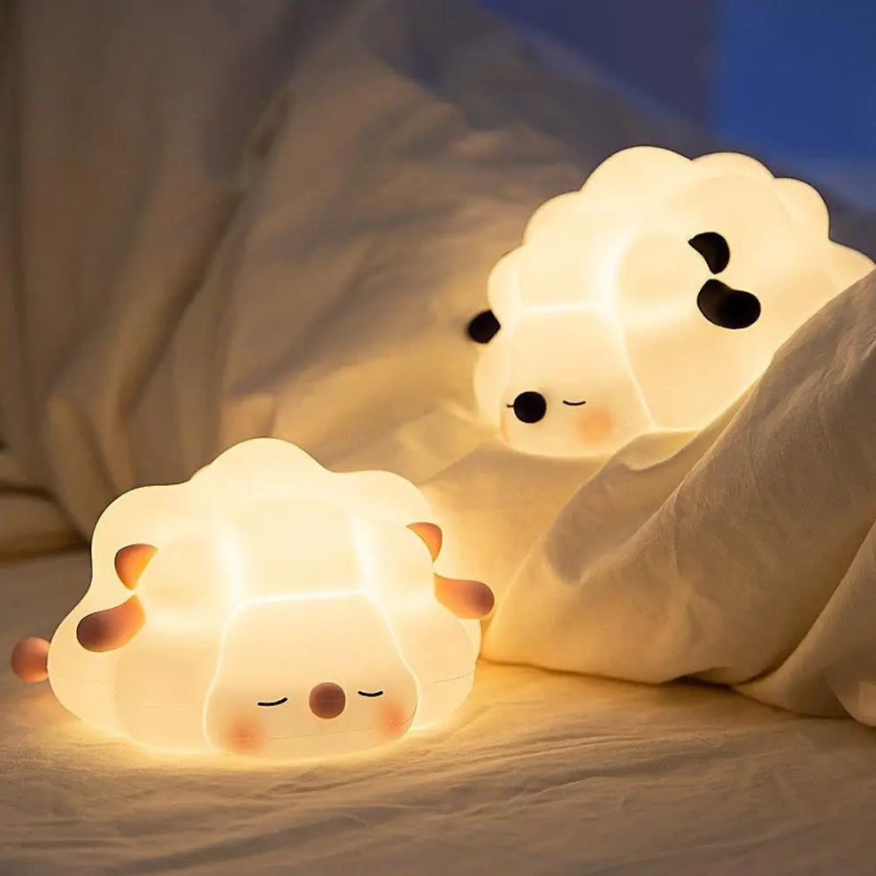 Luxury Sheep LED Night Lamp – Soft Glow Cute Bedside Light for Kids & Home Décor