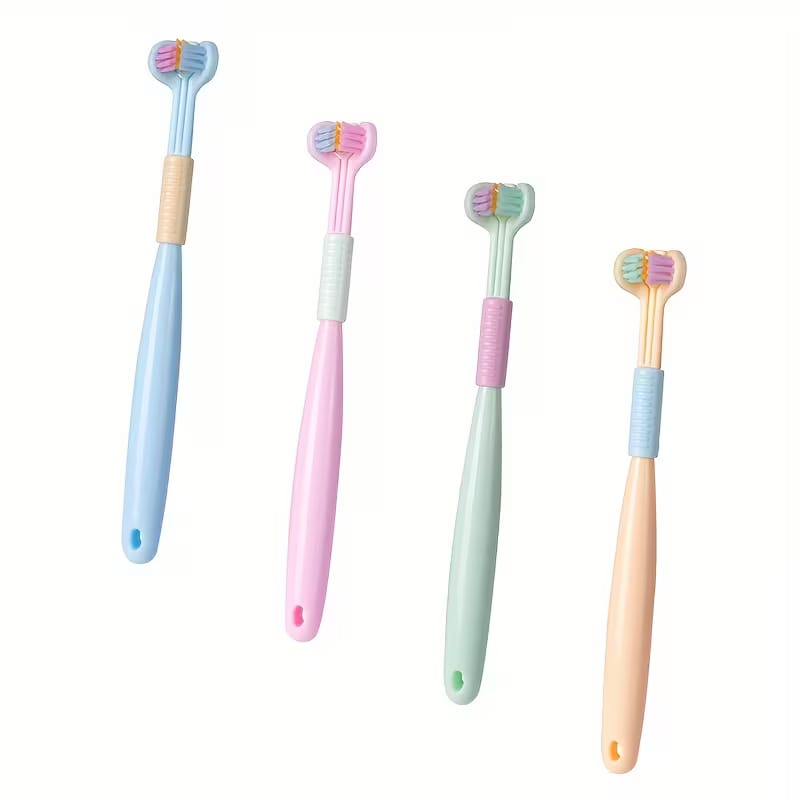 3 Sided Toothbrush Safety Toothbrush