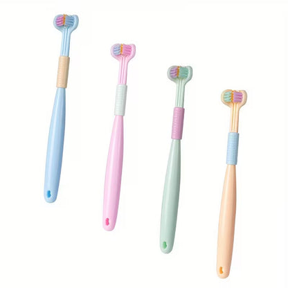3 Sided Toothbrush Safety Toothbrush