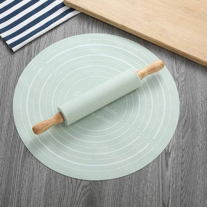 Silicone Dough Mat With Rolling Pin