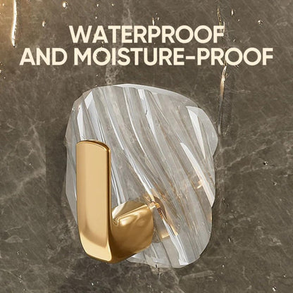 Luxury Wall Hooks Heavy-Duty Self-Adhesive Hook Pack Of 3