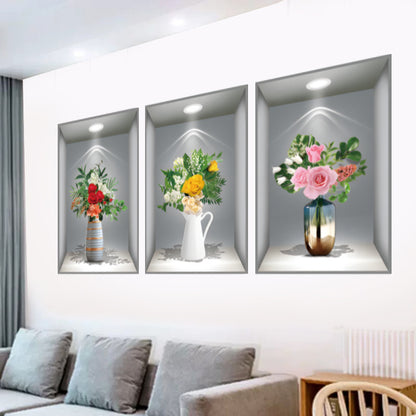3D Wall Decorative Stickers Set Of 3Pcs