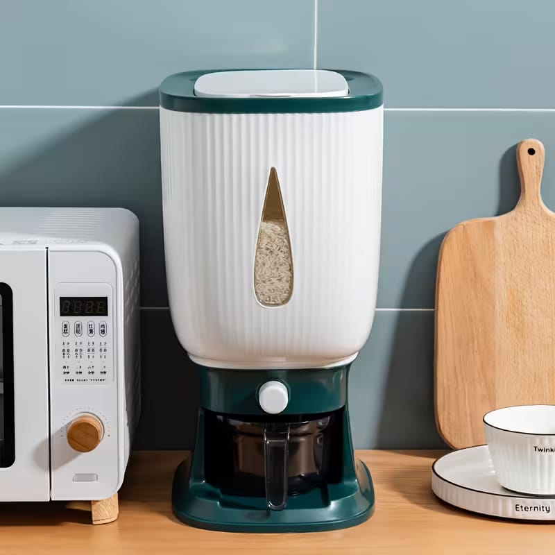 10KG Rice And Cereal Dispenser With Measuring Cup