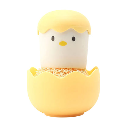 Egg Shell Microfiber Cleaning Brush