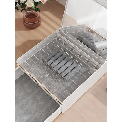 Jewellery Storage Box with Mirror and Drawer