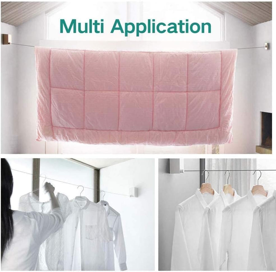 wall-Mounted Telescopic Clothesline