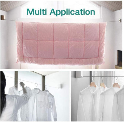 wall-Mounted Telescopic Clothesline