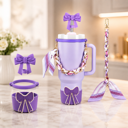 Cute Tumbler Accessories Set