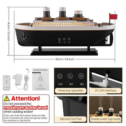 Luxurious Titanic Shaped Air Humidifier