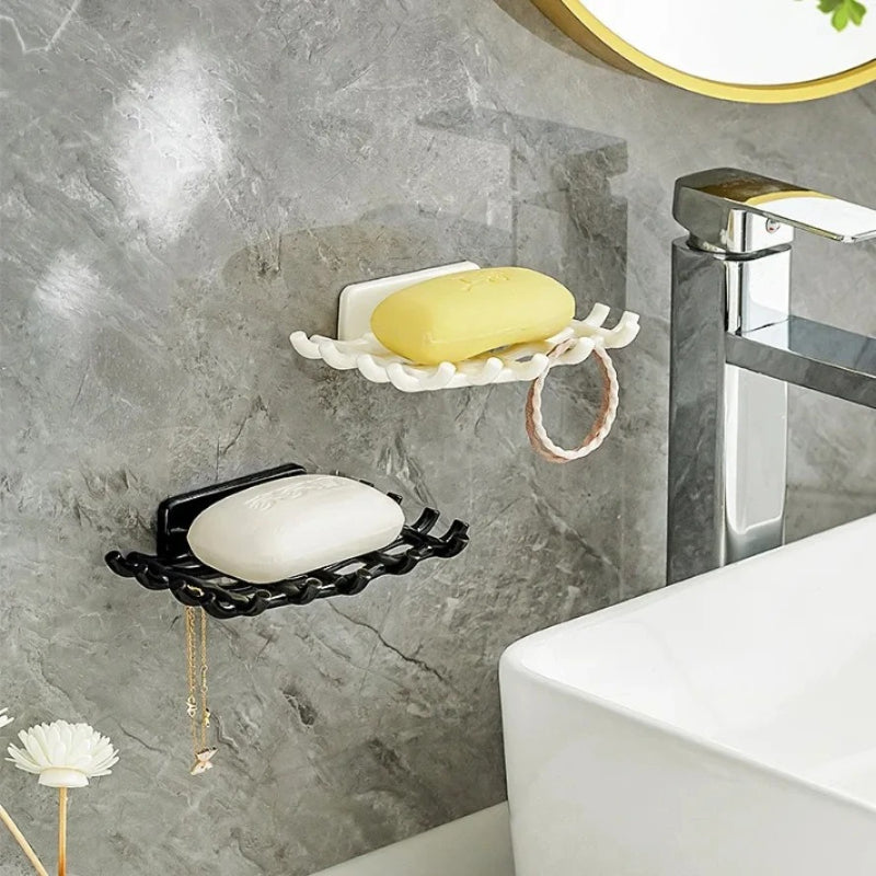 Wall Mounted No-Punch Soap Holder