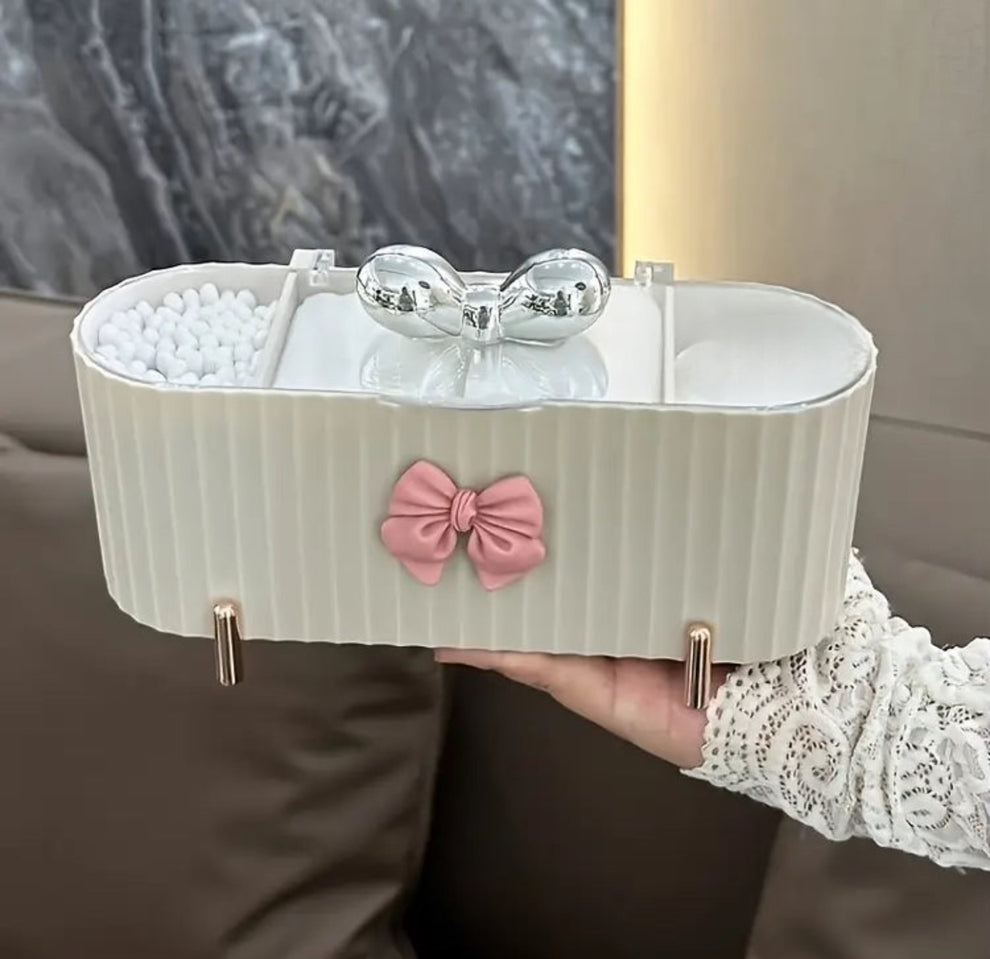 Multipurpose 3 Grid Storage Box With Lid