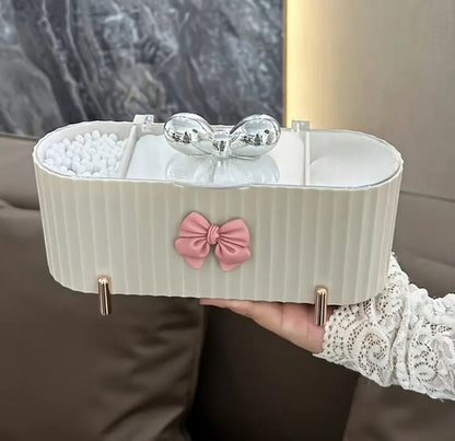 Multipurpose 3 Grid Storage Box With Lid