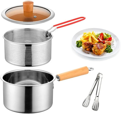 Stainless Steel Multifunctional Deep Frying Pot