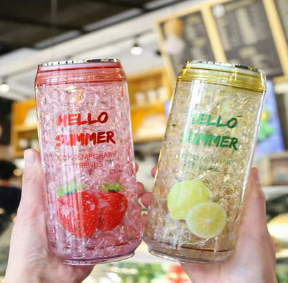 Hello Summer Double Wall Gel Freezer Can
