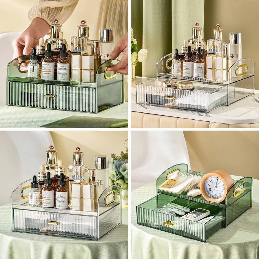 Multifunctional Clear Acrylic Desktop Storage Organizer