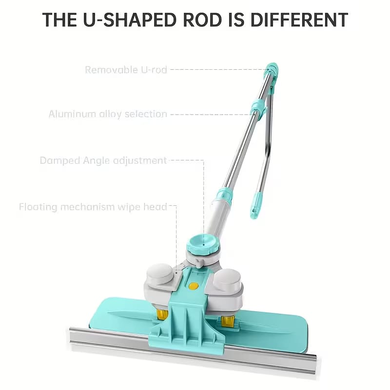 Telescopic Multifunction U Shaped Window Cleaning Wiper