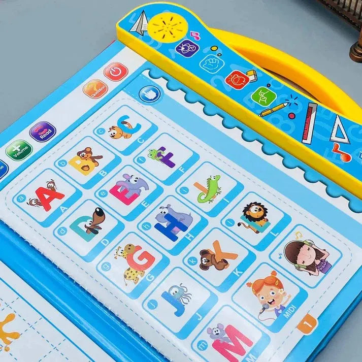 Kids Intelligence English Letters & Words Learning Sound Book - Fun Educational Toys