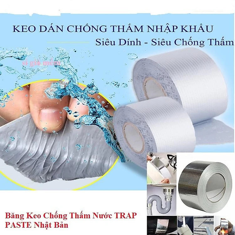 Aluminum Foil Butyl Rubber Tape (Water And Leakproof)