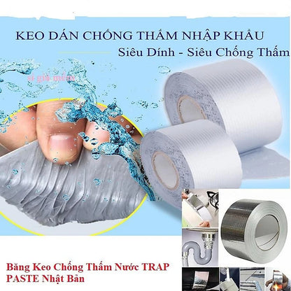 Aluminum Foil Butyl Rubber Tape (Water And Leakproof)