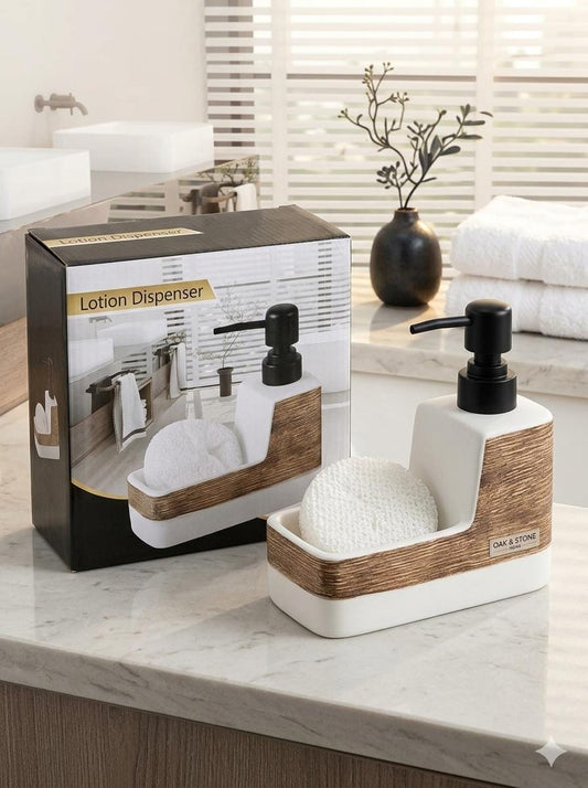 Ceramic Refillable Soap Pump Dispenser
