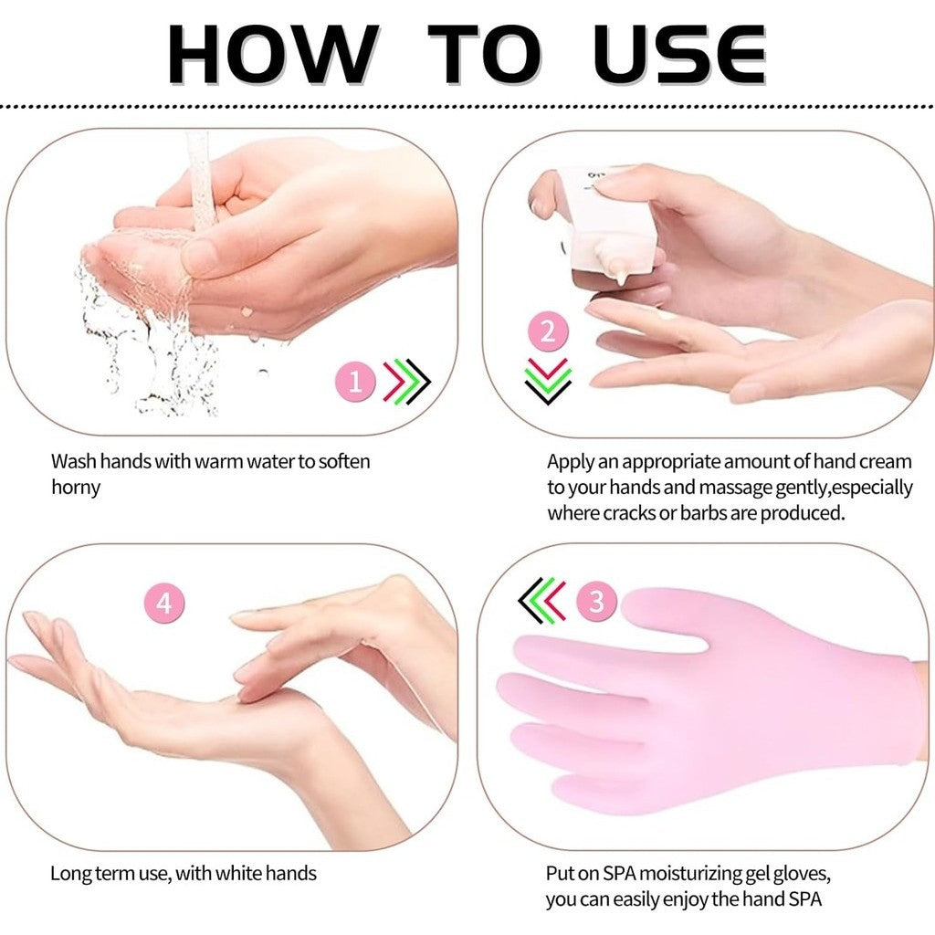 Silicone Moisturizing Gel Gloves Premium Quality