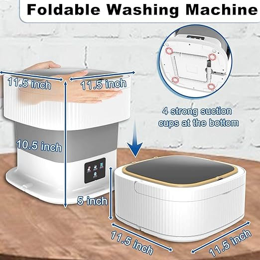 11 L Compact Foldable Mini Washing Machine
