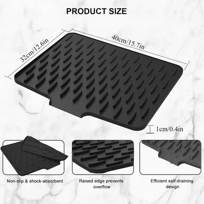Silicone Anti Slip Kitchen Drain Matt
