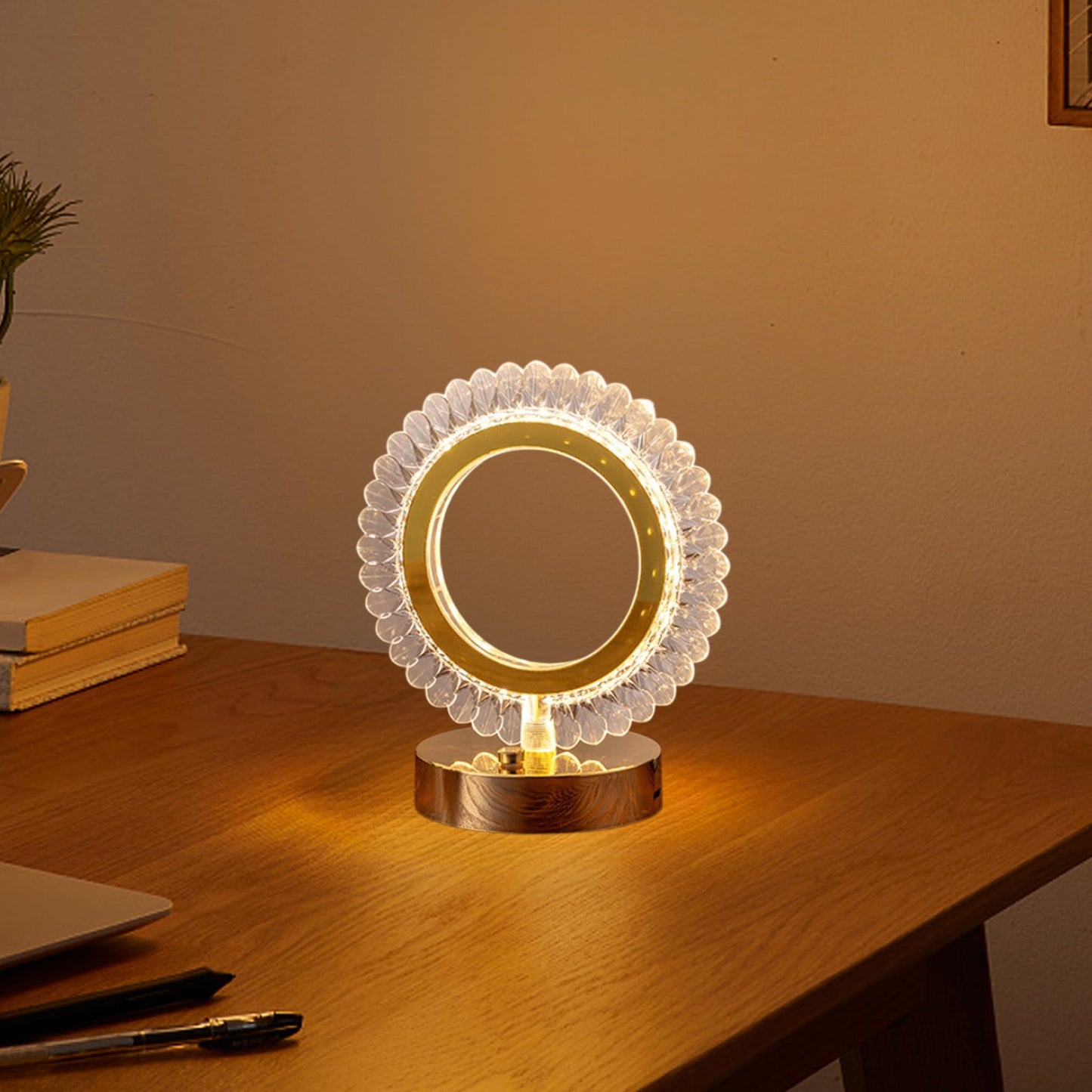 Modern Luxury LED Crystal Table Lamp