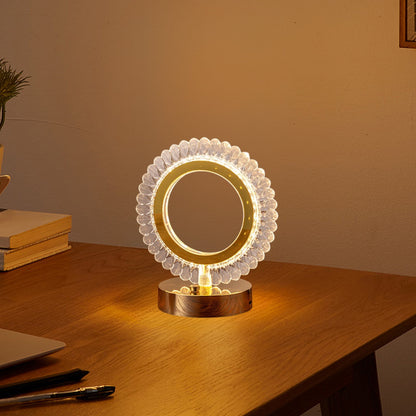 Modern Luxury LED Crystal Table Lamp