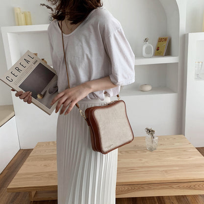 Unique Egg And Bread Shape Women Crossbody Bag