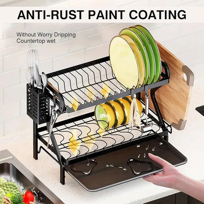 Layer Heavy Quality Metal Dish drying Rack
