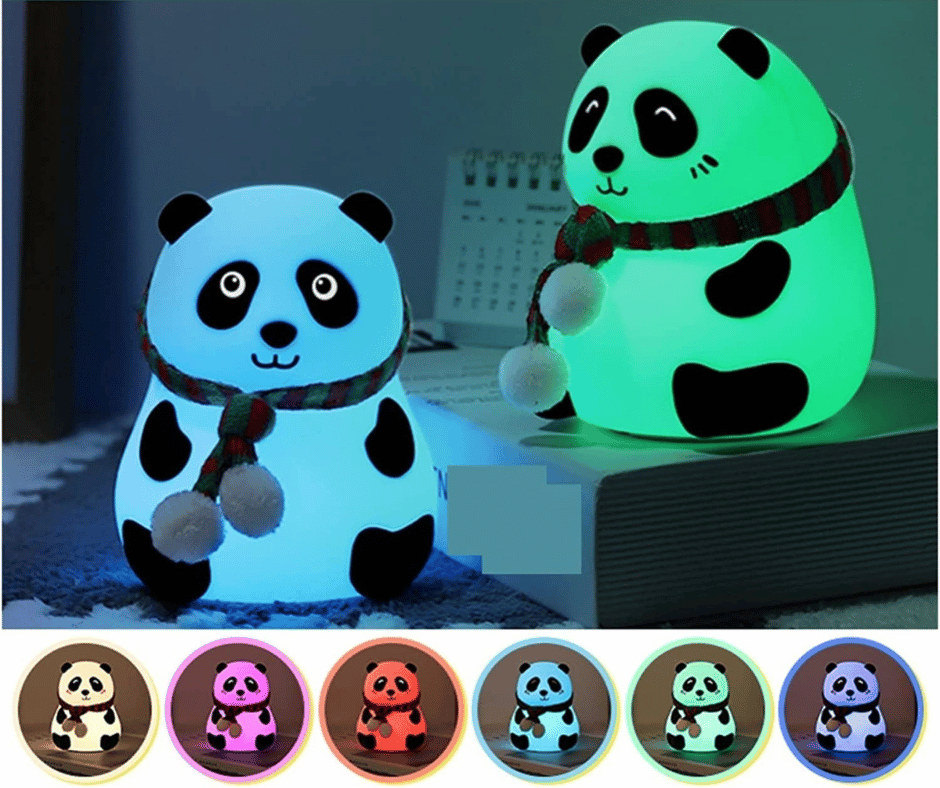 Cute Silicone Panda Lamp Night Light